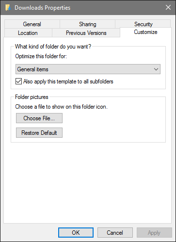 Windows fast folder load